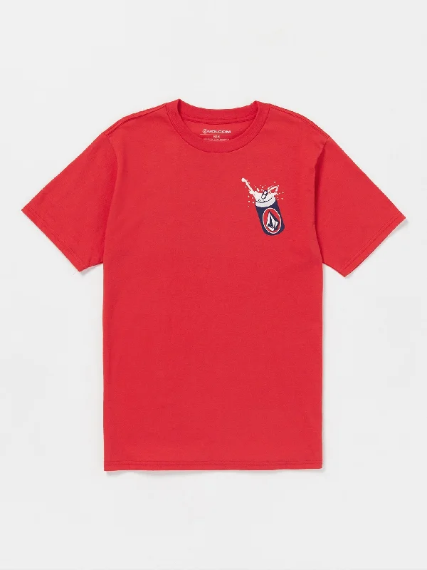 Unbeatable Deal Ice Cold Stoke Short Sleeve Tee - Ribbon Red