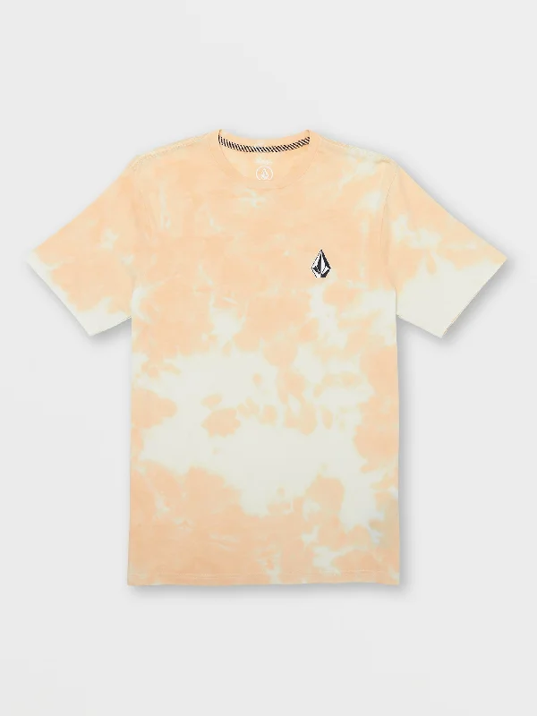 Don’t Miss Out Iconic Stone Dye Short Sleeve Tee - Summer Orange