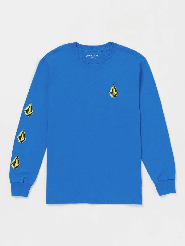 Bonus Offer Iconic Stone Long Sleeve Tee - Patriot Blue