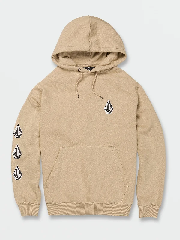 Mega Sale Iconic Stone Pullover Sweatshirt - Almond