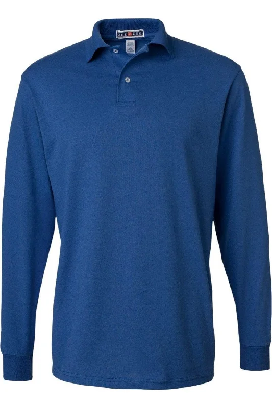 Holiday Sale JERZEES SpotShield 50/50 Long Sleeve Polo