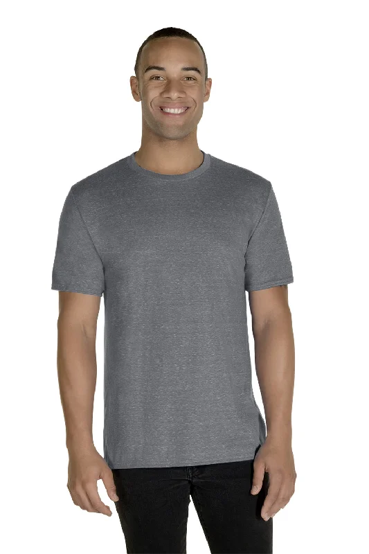 Loyalty Reward Jerzees Mens Vintage Snow Short Sleeve Crewneck T-Shirt - Heather Charcoal Grey Loyalty Reward Jerzees Mens Vintage Snow Short Sleeve Crewneck T-Shirt - Heather Charcoal Grey
