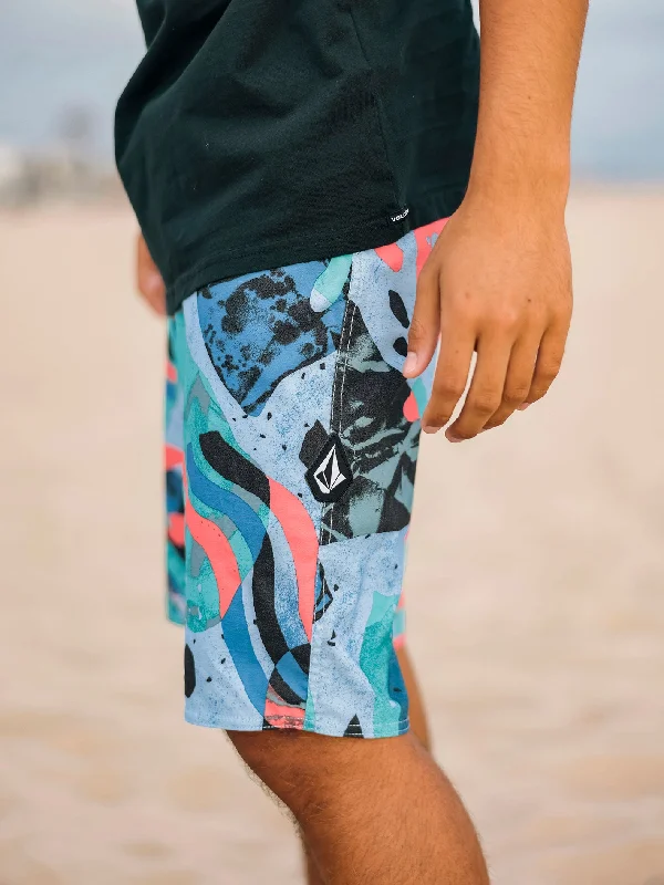 Bonus Savings Knife Aquatic Stoney Trunks - Washed Blue