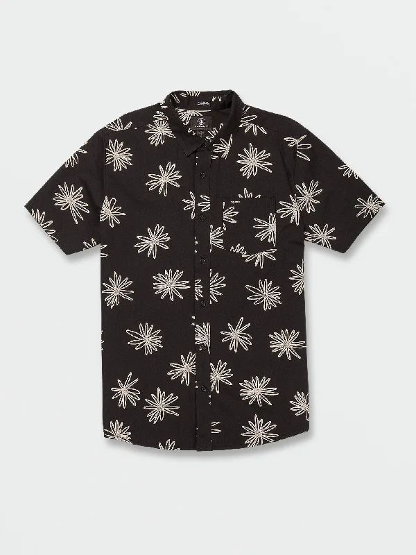 Special Offer Lazy Dazey Short Sleeve Shirt - Black