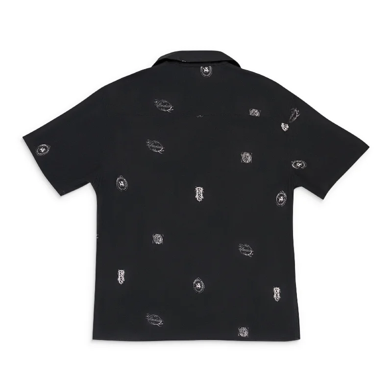 Overstock Sale LEGAL TENDER VACATION BLACK BUTTON-DOWN SHIRT