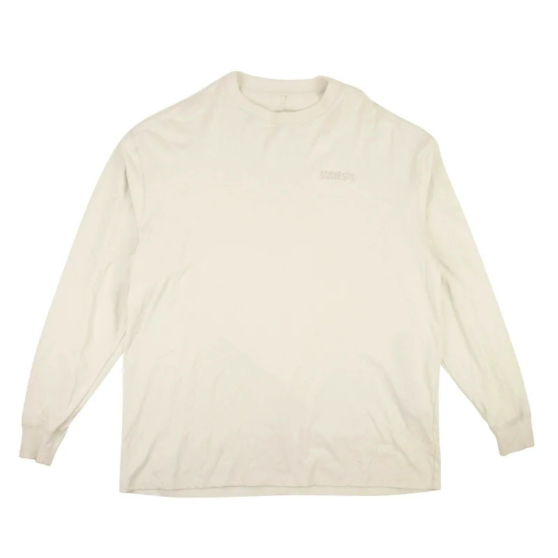 Stock Up and Save Light Gray Cotton Long Sleeve T-Shirt