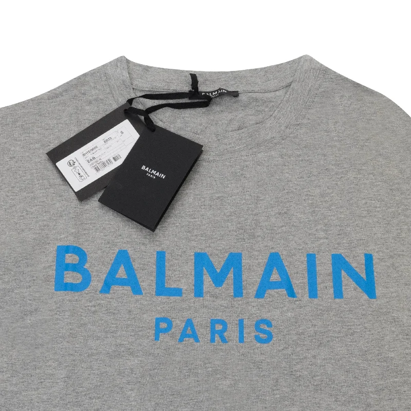 Weekend Bargains to Savor LOGO GREY SKY BLUE T-SHIRT