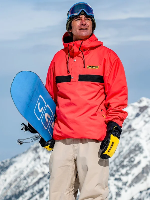 Final Markdown Mens Longo Pullover Jacket - Orange