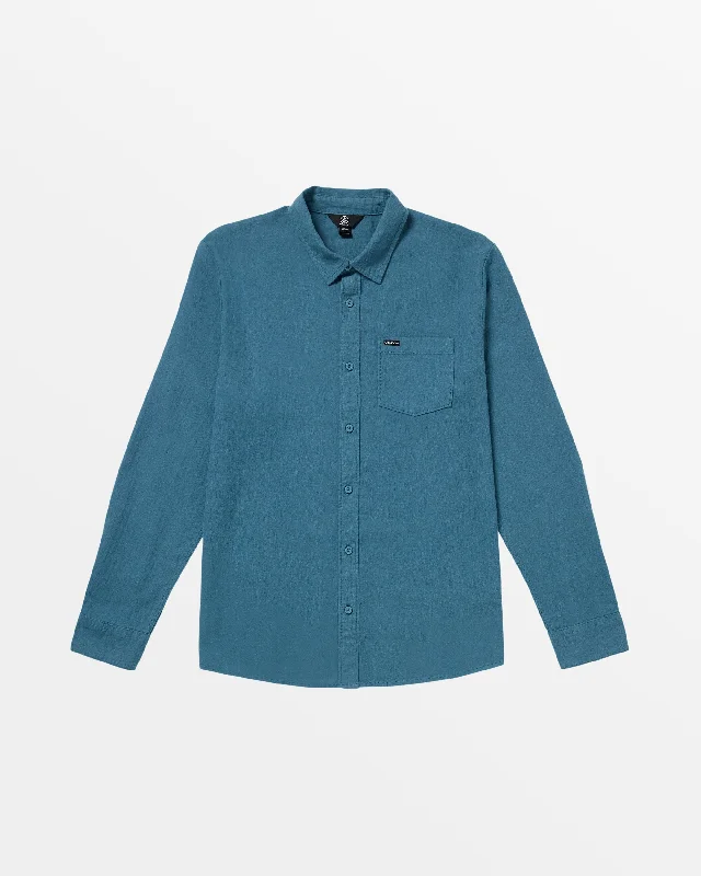Sale Alert Loreto Flannel Long Sleeve Shirt - Ocean Teal
