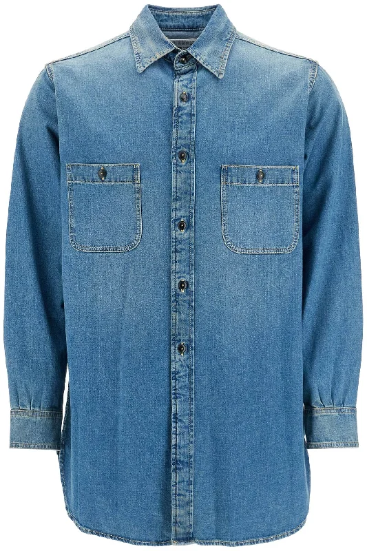 Weekend Deals to Make You Happy Maison Margiela Men's weight blue Shirt