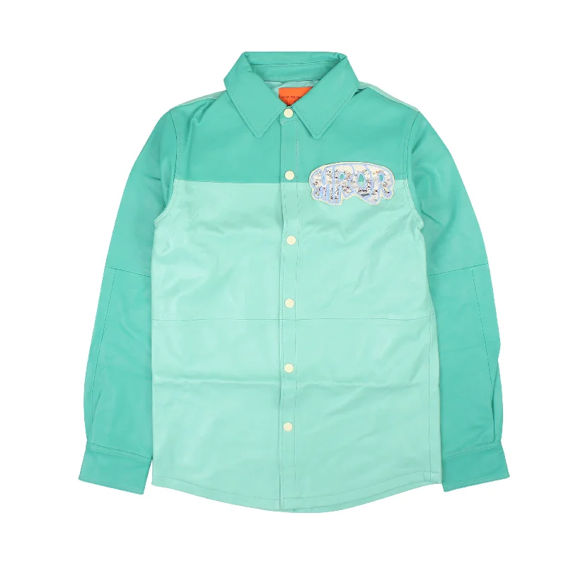 Savings Event Marine Mrdr Leather Work Shirt