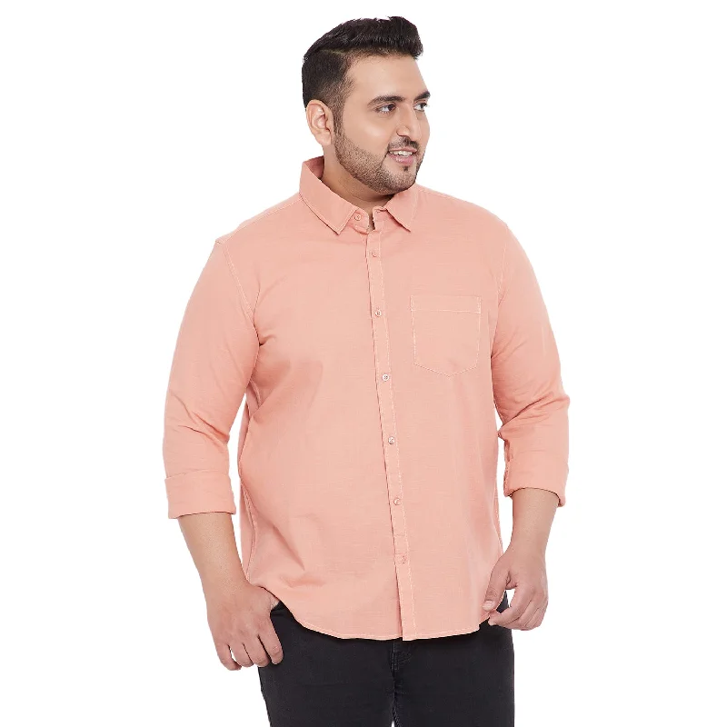 Special Promotion Men Flat Collar Solid Full Sleeve Shirt
