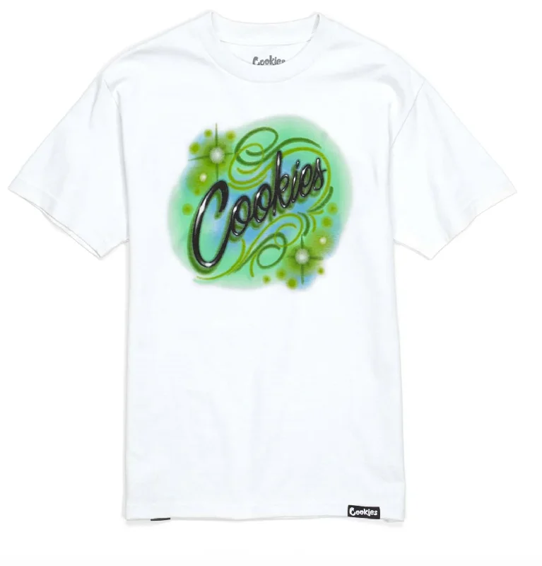 Bonus Savings Men's Airbrush T-Shirt In White