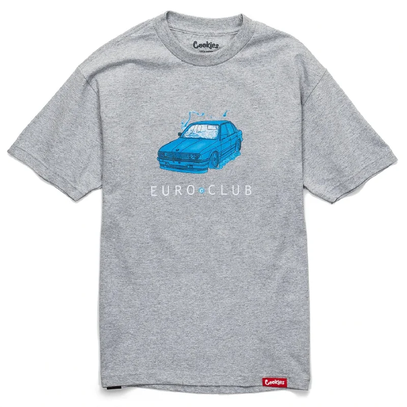 Crazy Deals Men's Car Club T-Shirt In Heather Grey