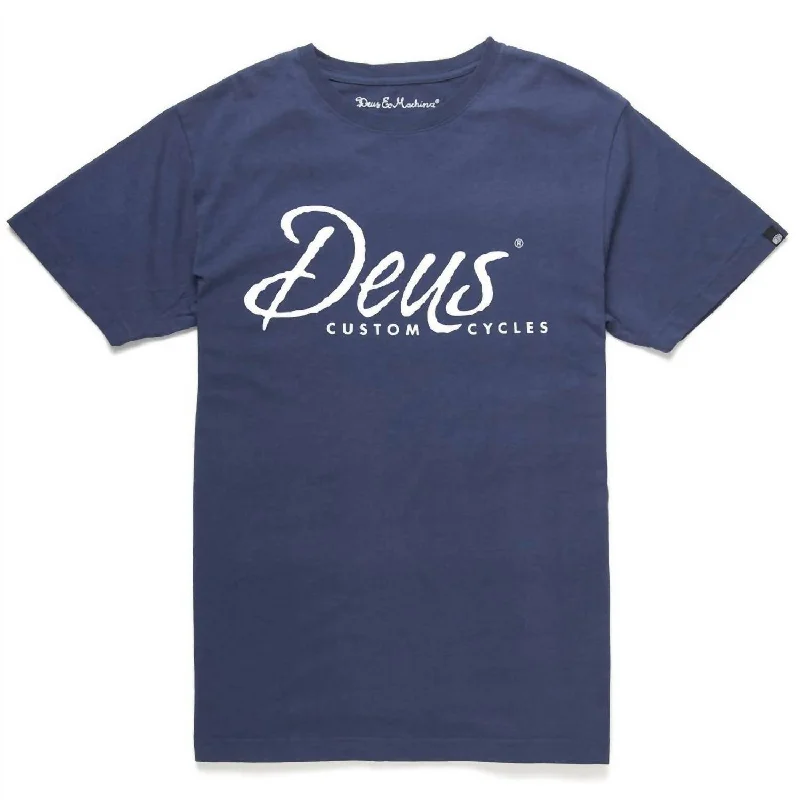 Weekend Offers That Delight Men's Custom Tee In Navy
