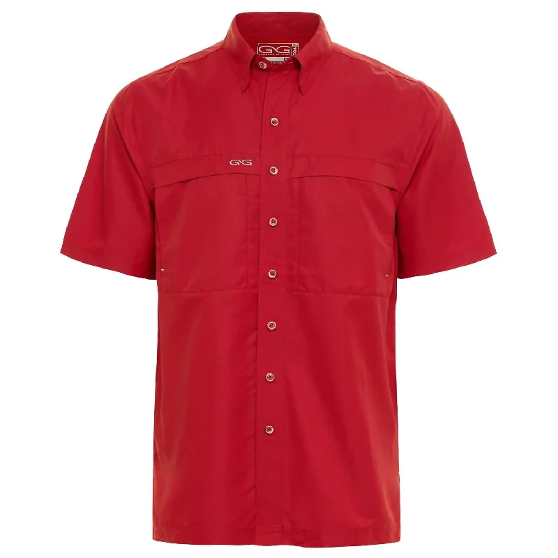 Weekend Specials Just for You Men's Micro Fiber Shirt In Crimson