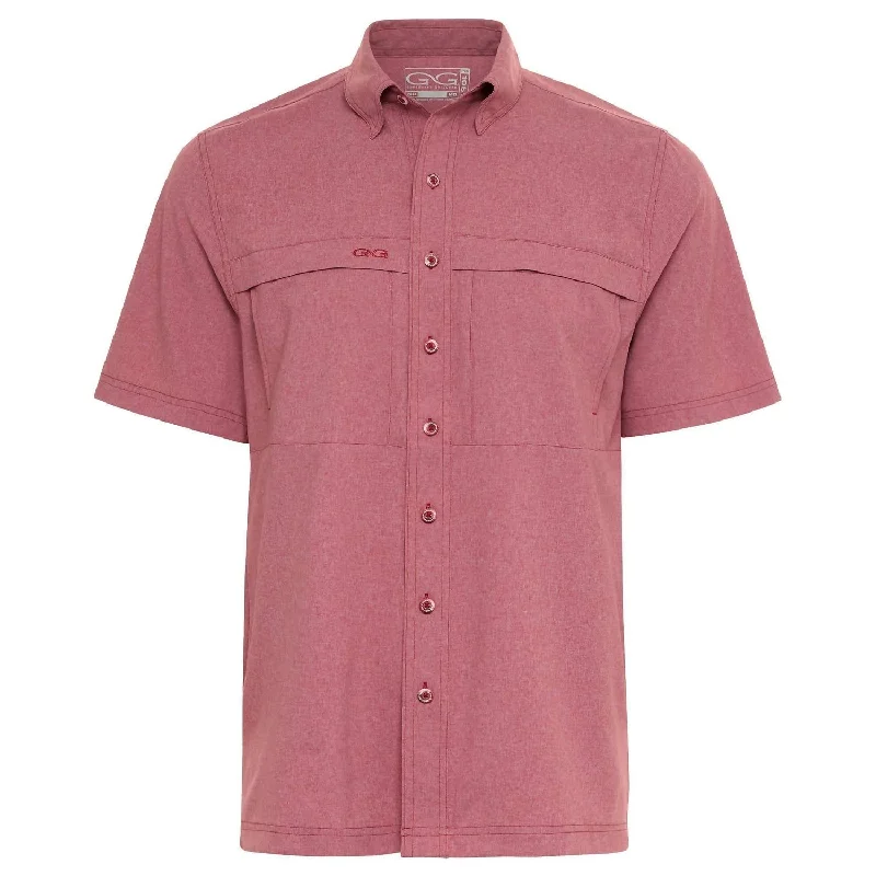 Weekend Price Cuts Galore Men's Microtek Shirt In Crimson