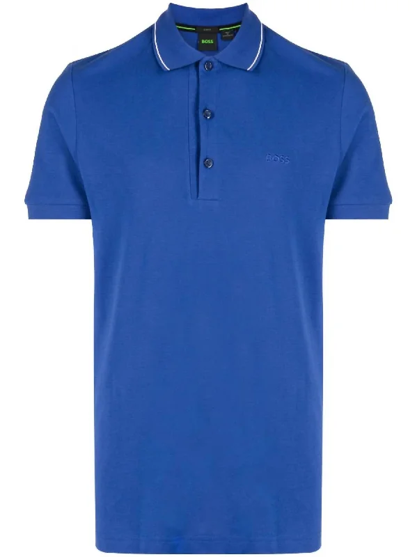 Closeout Sale Men's Paulle 4 Ncsa Short Sleeve Polo In Royal Blue