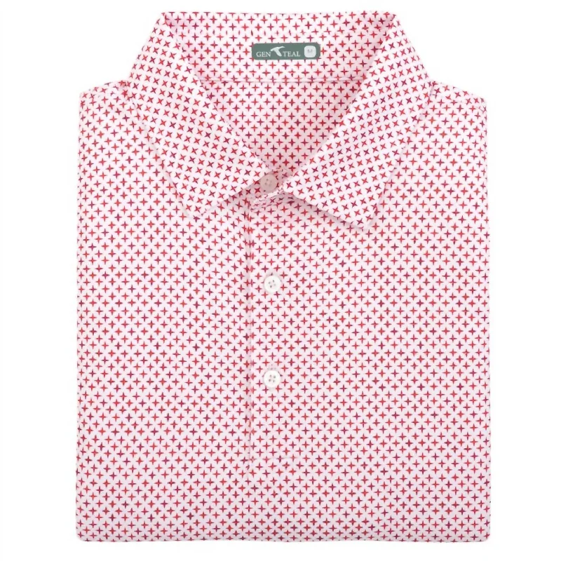 Weekend Savings Spectacular Men's Performance Polo2 In Crimson Star 3592