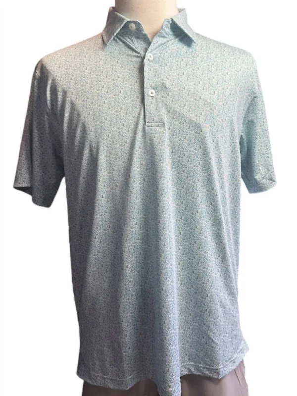 Hurry In Men's Performance Polo2 In Green Ducks 545