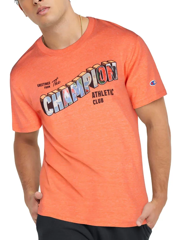 Weekend Discounts to Snag Mens Standard Fit Crewneck Graphic T-Shirt