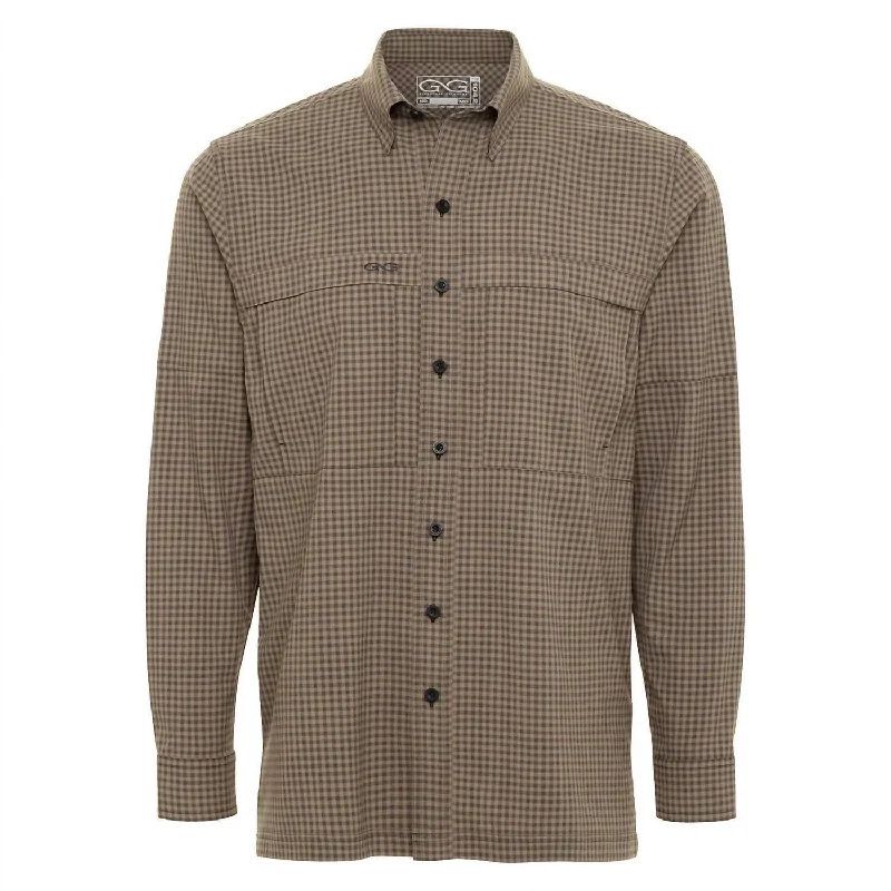 Unbeatable Prices Men's Tek Check Shirt In Bark