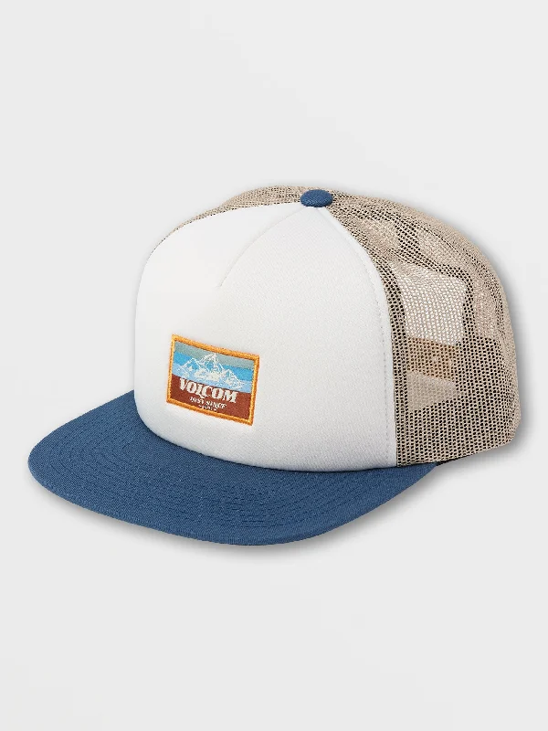 Daily Special Mile Marker Trucker Hat - Marina Blue