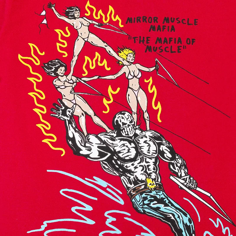 Today's Deal MMM SKI PYRAMID RED T-SHIRT