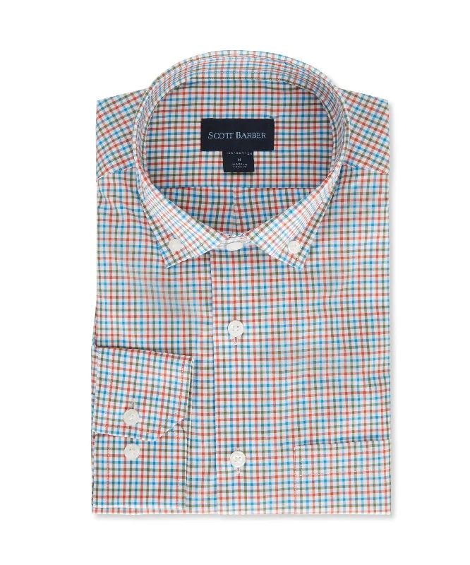 Weekend Bargains to Cherish Multi Tattersall Poplin, Spice