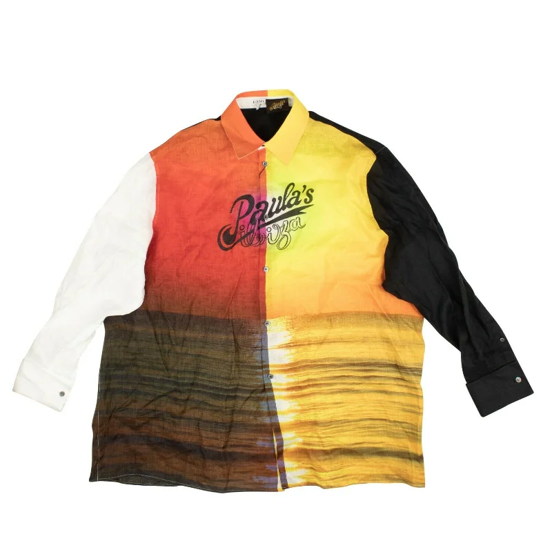 Buy Today Multicolor Sunrise Button Down Shirt