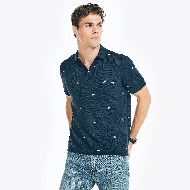 Weekend Savings Extravaganza Nautica Mens Sustainably Crafted Classic Fit Printed Deck Polo Weekend Savings Extravaganza Nautica Mens Sustainably Crafted Classic Fit Printed Deck Polo