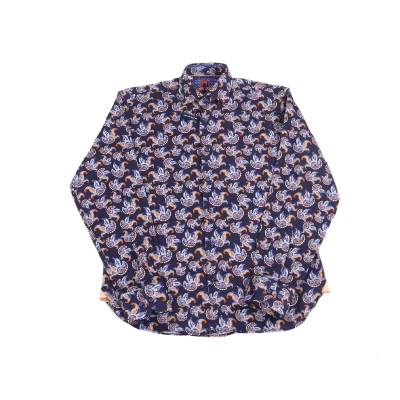 Great Bargain Navy with Paisley Shirt