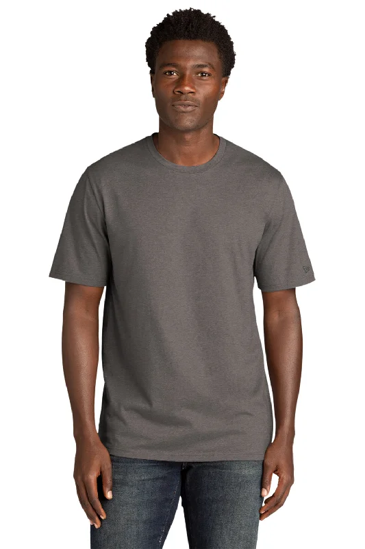 Weekend Sale: Don't Miss Out New Era Mens Moisture Wicking Short Sleeve Crewneck T-Shirt - Shadow Grey