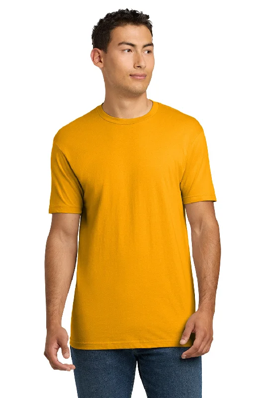 Your Weekend, Your Savings Next Level Mens Fine Jersey Short Sleeve Crewneck T-Shirt - Gold Your Weekend, Your Savings Next Level Mens Fine Jersey Short Sleeve Crewneck T-Shirt - Gold