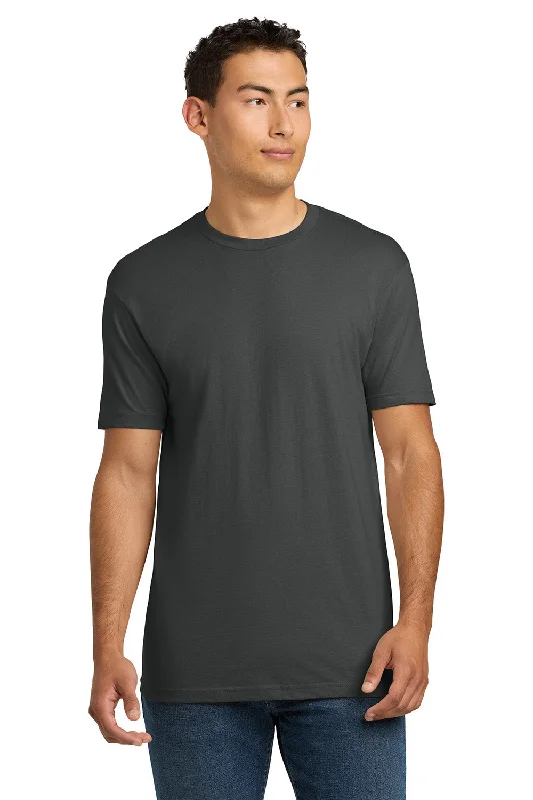Unmissable Offer Next Level Mens Fine Jersey Short Sleeve Crewneck T-Shirt - Heavy Metal Grey Unmissable Offer Next Level Mens Fine Jersey Short Sleeve Crewneck T-Shirt - Heavy Metal Grey