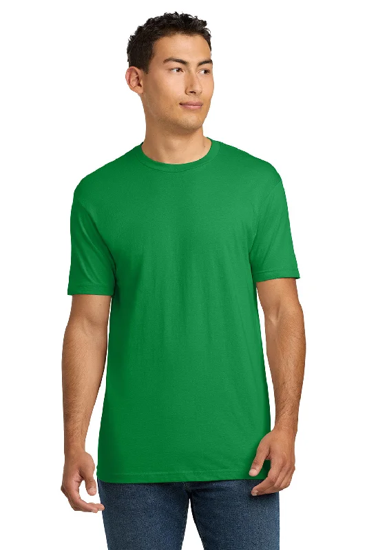 Quick Sale Next Level Mens Fine Jersey Short Sleeve Crewneck T-Shirt - Kelly Green