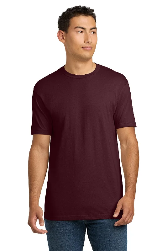 Lowest Price Next Level Mens Fine Jersey Short Sleeve Crewneck T-Shirt - Maroon