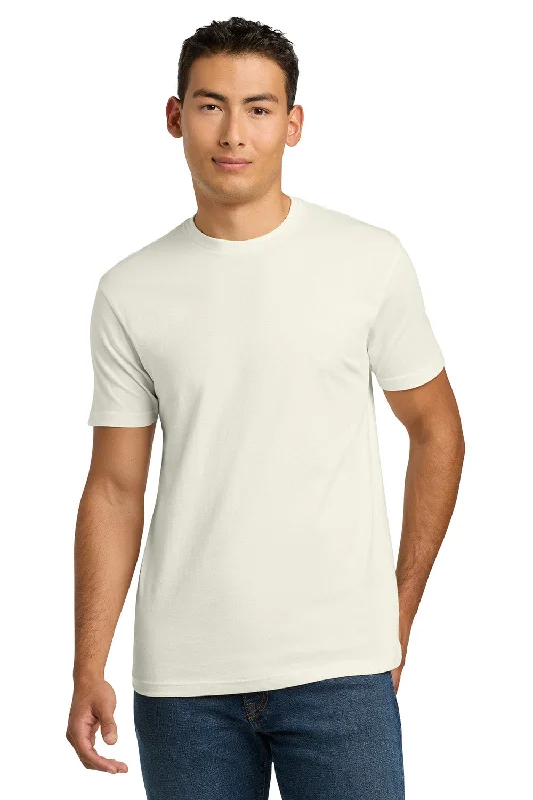 Crazy Deal Next Level Mens Fine Jersey Short Sleeve Crewneck T-Shirt - Natural