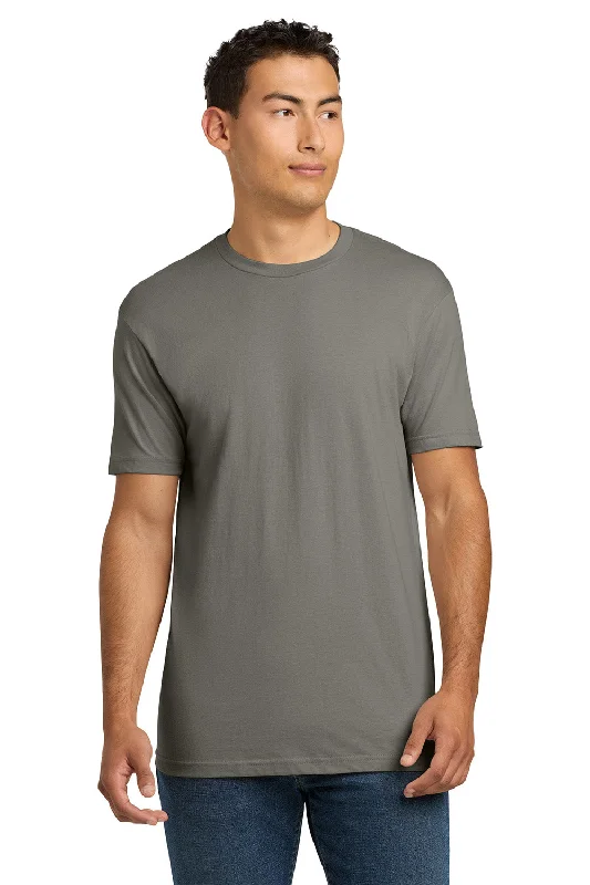 Sale Alert Next Level Mens Fine Jersey Short Sleeve Crewneck T-Shirt - Warm Grey