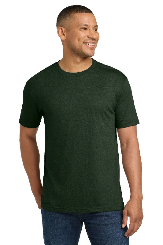 Mega Sale Next Level Mens Jersey Short Sleeve Crewneck T-Shirt - Black Forest Green