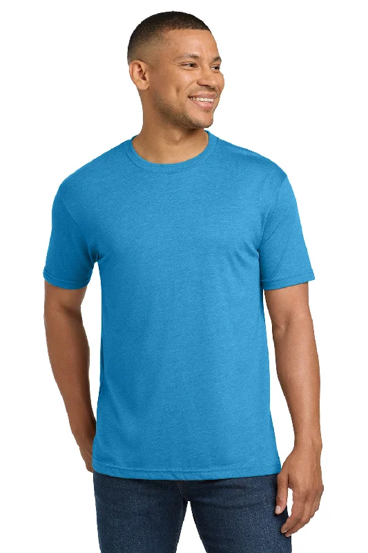 Weekend Deal Next Level Mens Jersey Short Sleeve Crewneck T-Shirt - Vintage Turquoise Blue