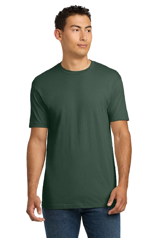 Last Chance Next Level Mens Fine Jersey Short Sleeve Crewneck T-Shirt - Royal Pine Green