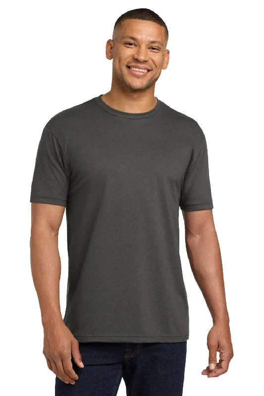 Markdown Madness Next Level Mens Sueded Jersey Short Sleeve Crewneck T-Shirt - Heavy Metal Grey