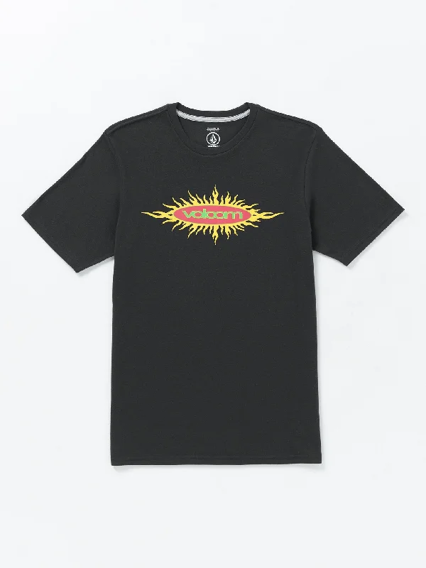 New Arrival Nu Sun Short Sleeve Tee - Washed Black Heater
