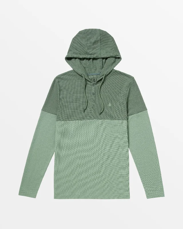 Half Price Nunez Colorblocked Thermal - Lichen Grey