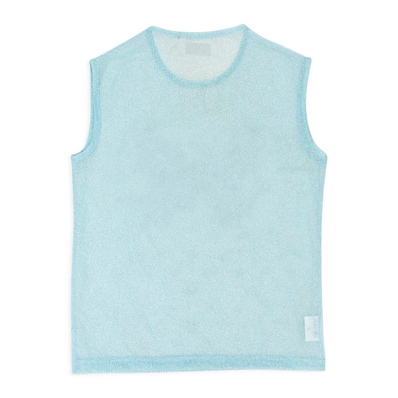 Super Sale NWT LAZOSCHMIDL LINDSEY BLUE TANK TOP