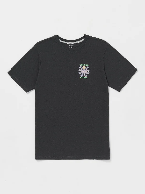 Online Specials Octoparty Short Sleeve Tee - Washed Black Heather