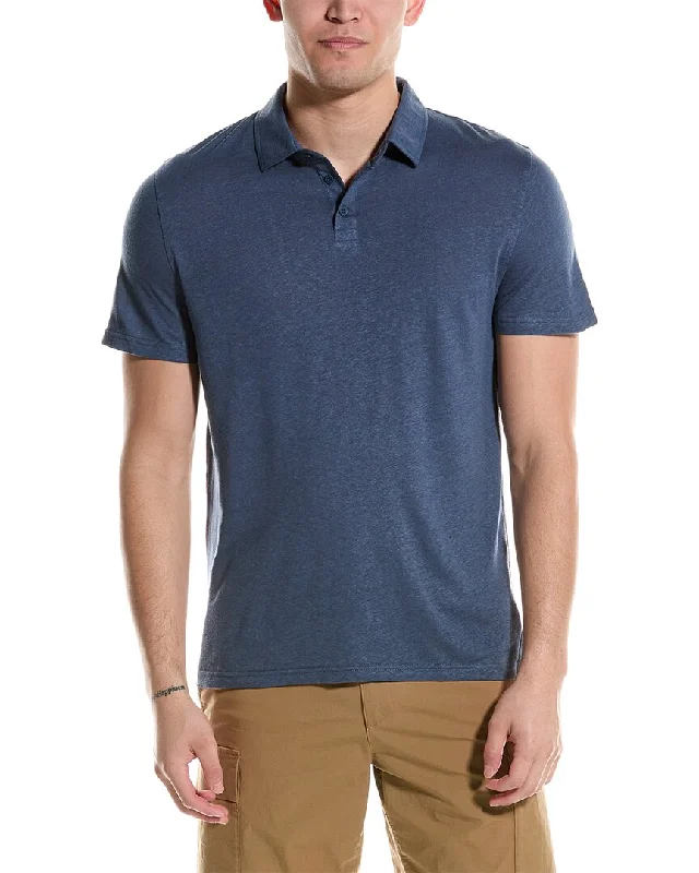 Limited Availability Onia Linen-Blend Polo Shirt