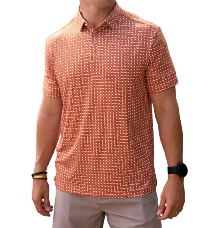 Low Prices Performance Polo Texas In Orange