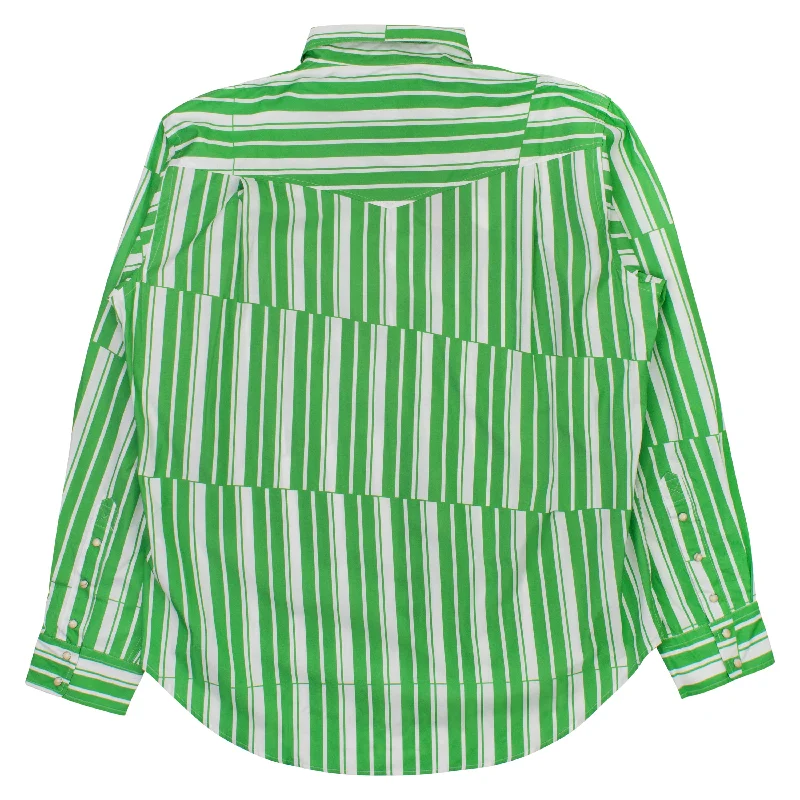 Bonus Offer Phipps L/S Rockhound Shirt Tectonic Stripe - Green